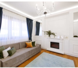 Estilo clásico-moderno en un apartamento entre las dos guerras